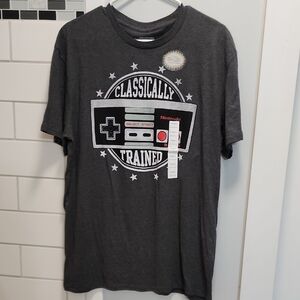 Nintendo Dark Gray 'Classically Trained' Controller Tee